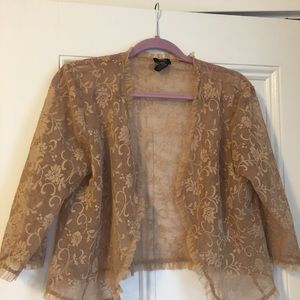 Mossimo gold lace m jacket